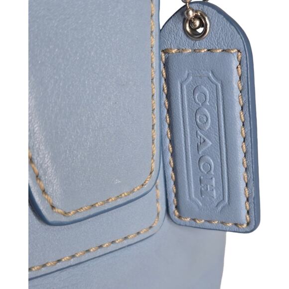 Coach Vintage Soho Leather Tote Light Blue 9544 - Picture 6 of 12